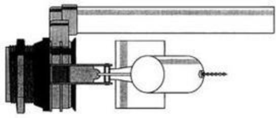 Picture of C++ 218A AM/STD TALL FLUSH VALVE