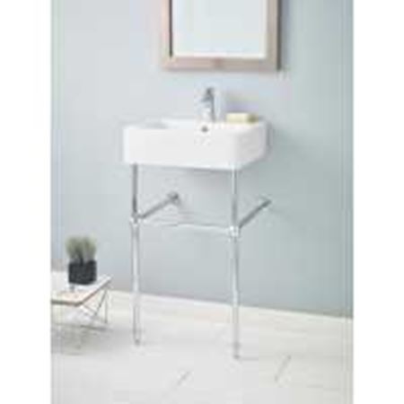 Picture of 613WH-4 4CC MINI FIORE PED SINK WHITE