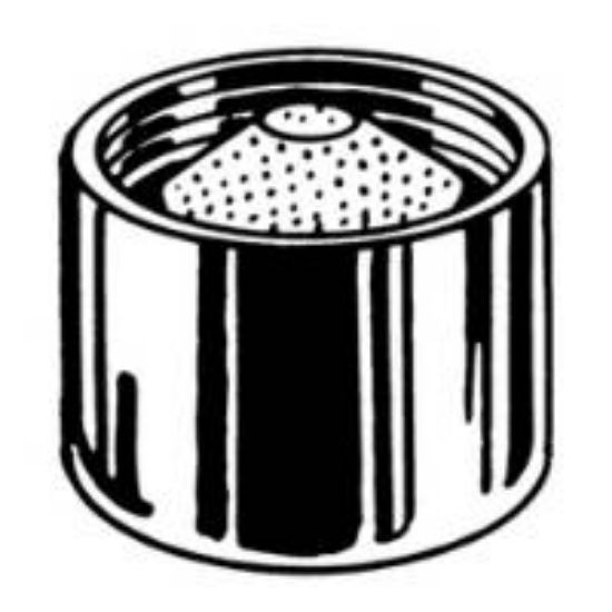 Picture of C++ MOE 1700W FCT AERATOR FEM 2.2GPM WHI