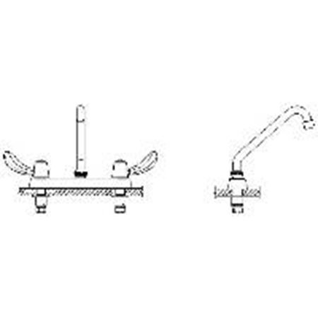 Picture of 26C3242  CP 8" CAST DECKMOUNT