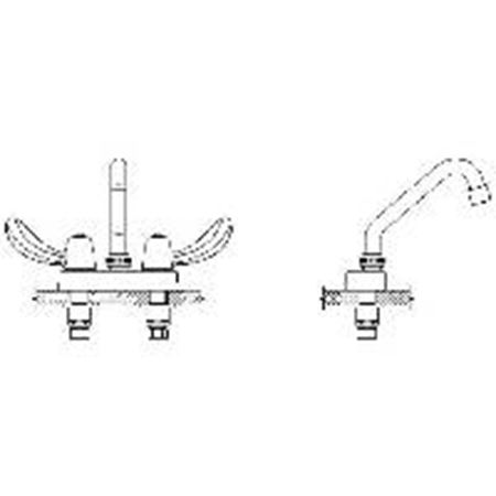 Picture of 27C4342 4" DECK SINK FCT    DELT/COMM