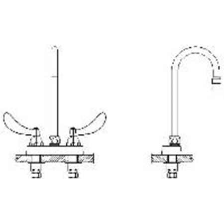 Picture of 27C4854 4" DECK SINK FCT    DELT/COMM