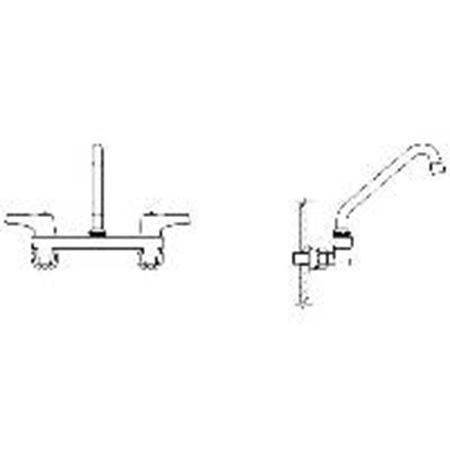 Picture of 28C6233 SERVICE SINK FAUCET DELT/COMM