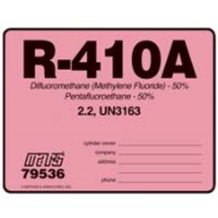 Picture of 79536 R410A GEN.A2-20 REFRIG.LABELS10/P