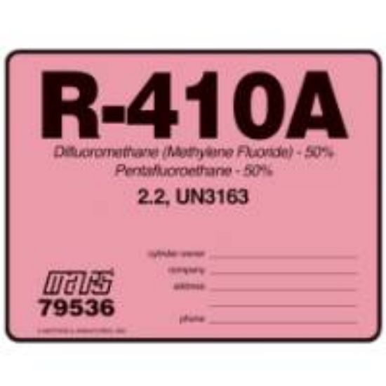 Image sur 79536 ENS.ETIQUETTES R410A