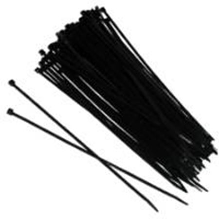 Picture of 86109 11" (100) NYLON TIES BLACK 50 LBS