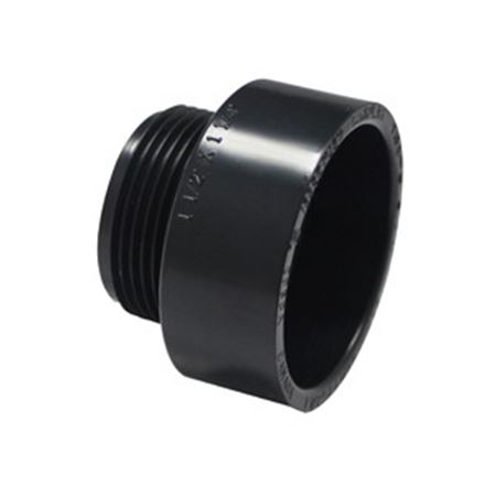 Picture of 1-1/2X1-1/4 ABS DWV HXMPT MALE ADAPTER