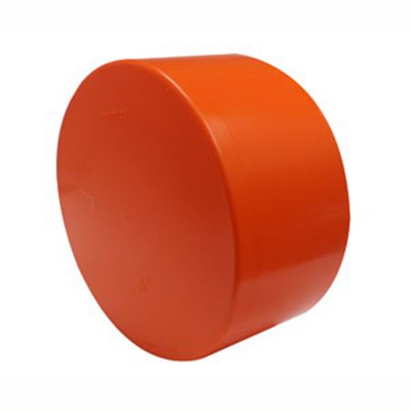 Picture of 6 ABS DWV TEST CAP PE FLEXIBLE ORANGE