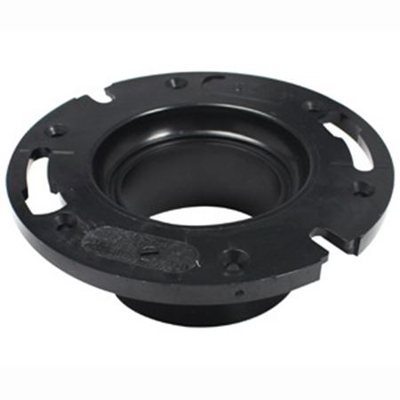 Picture of 4X3 ABS DWV HXH CLOSET FLANGE