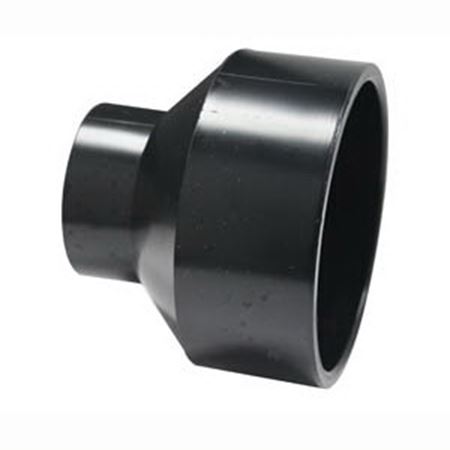 Picture of 1-1/2X3 ABS DWV HXH REDUCER COUPLING