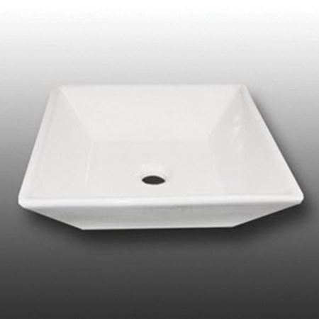 Picture of C++ 36442 TOP BASIN-SQUARE-NO H-CERAMIC-