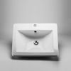 Picture of 36861 DROP-IN BASIN-RECT-1H-CERAMIC-WHI