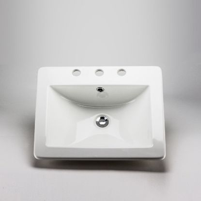 Image de 36868 LAV PODIUM-RECT-8CC-CERAMIC-BLA