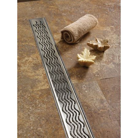 Picture of C++ 37244 27" LINEAR SHOWER DRAIN-WAVY