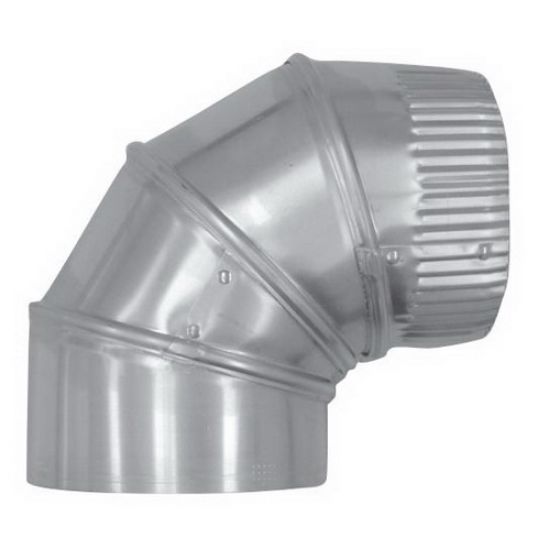 Picture of 302102 4"X90DEG .025 ALUM ELBOW
