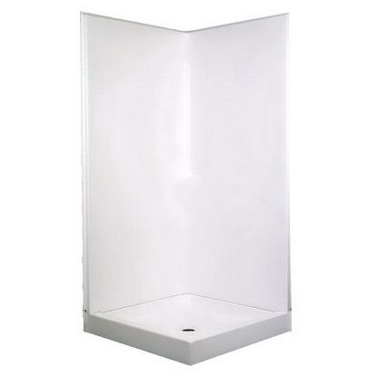 Image de C++ AS-32 DT 33X33X78 2PC DBL TRSH SHW W