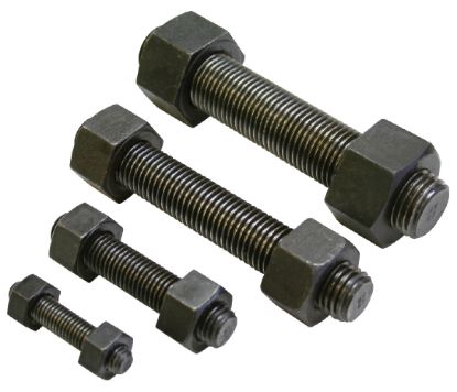 Picture of C++ 3/4X3-1/2 B7 STUD W/2H HEX NUTS