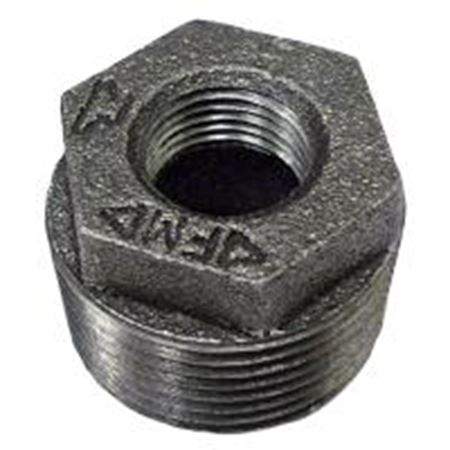 Picture of DOM 1-1/4 X 1/4" MXF BLK MALL HEX BUSH