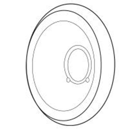 Picture of C++ RP6019 D-ESCUTCHEON-DEEP BATH-CHROM