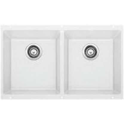 Picture of 401705 PRECIS U EQUAL DOUBLE BOWL WHI