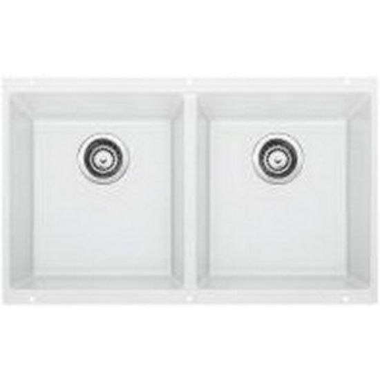 Picture of 401705 PRECIS U EQUAL DOUBLE BOWL WHI