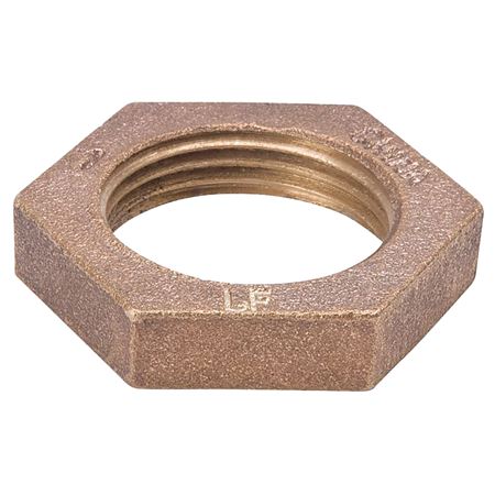 Picture of 1-1/2" STD BRASS THRD LOCKNUT