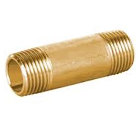 Picture of C++ 3/8 X 7 STD BRASS THRD NIPPLE