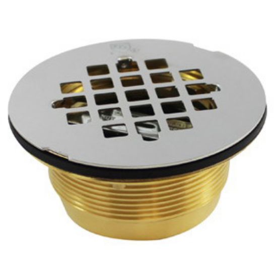 Picture of 2 BRASS NO CAULK SHOWER DRAIN