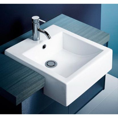 Picture of RS+ 661218W LIANO 1-H SEMI-RECESSED LAV