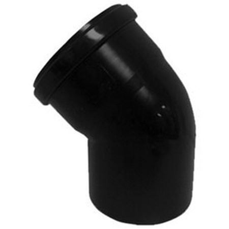 Picture of C++ ISEL0445UV 4"X45 ELBOW PPS-UV BLACK