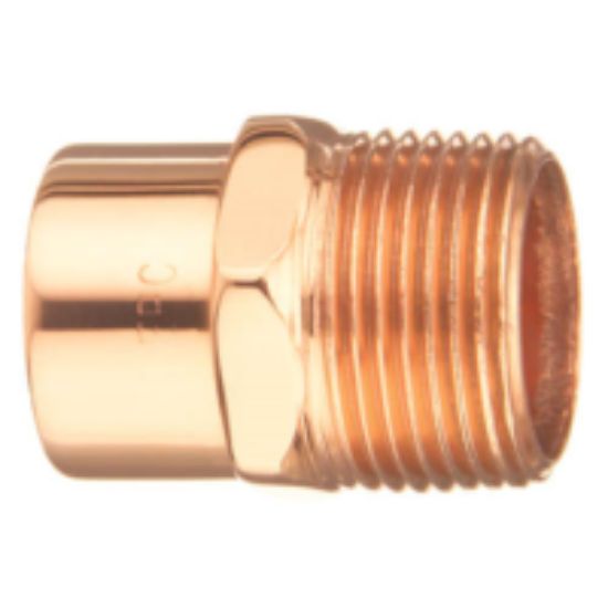 Image sur 1-1/4" RAC-MIP WROT ADAPT PRESSION