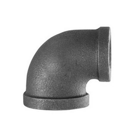 Picture of DOM 1-1/2 X 1/2" STD BLK MALL 90 ELBOW