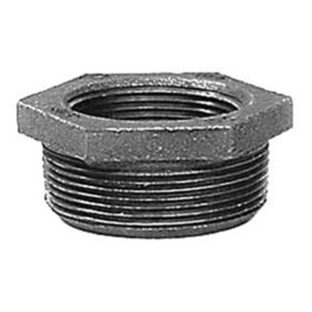 Picture of DOM 1-1/2 X 1/2" MXF BLK MALL HEX BUSH