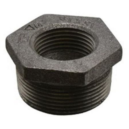 Picture of DOM 3/4 X 1/4" MXF BLK MALL HEX BUSHING