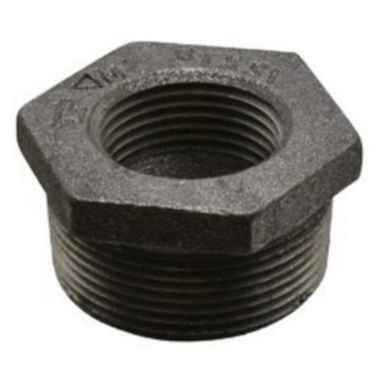 Image sur DOM 3/4 X 1/2" MXF REDUIT HEX NOIR MALL