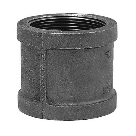 Picture of DOM 1/4" FXF STD BLK MALL COUPLING