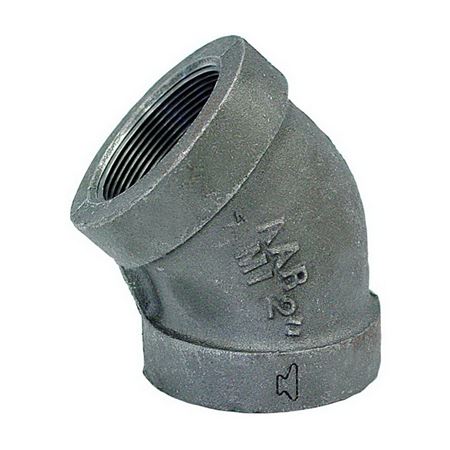 Picture of DOM 3/4" XH BLK MALL 45 ELBOW