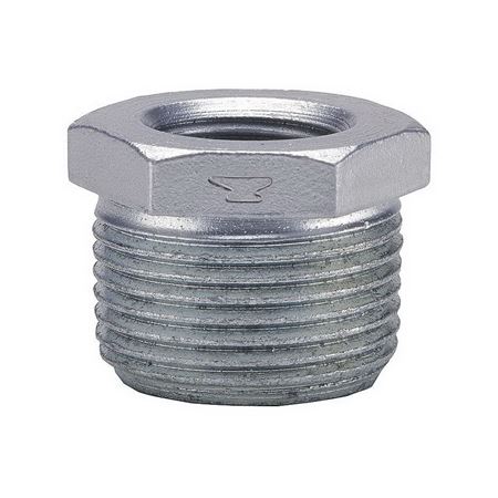 Picture of DOM 3/4 X 1/2" MXF GALV MALL HEX BUSHING