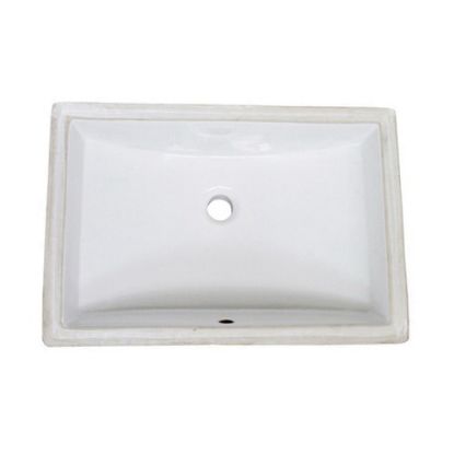 Image de S200-WH EVIER S/COMPT CARRE CERAM BLANC