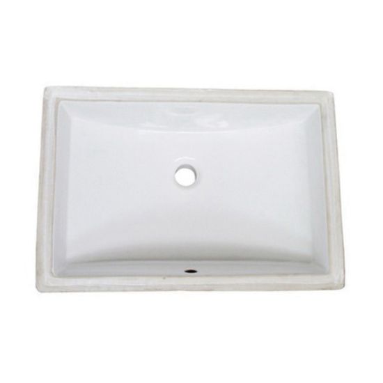 Image sur S200-WH EVIER S/COMPT CARRE CERAM BLANC