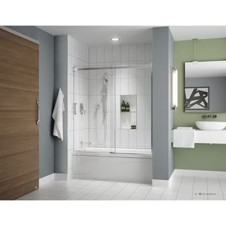 Picture of NAT060-11-40 APOLLO TUB DOOR CHR CLR 6MM