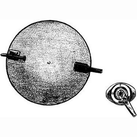 Picture of 460A14 GALV. ROUND DAMPER KEY 14"