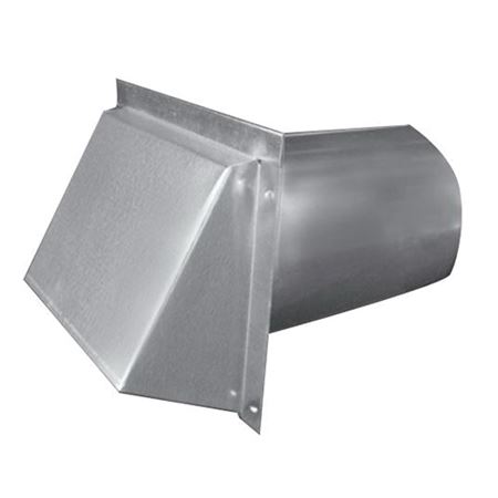 Picture of 051094 4" WALL CAP W/DAMPER GALV