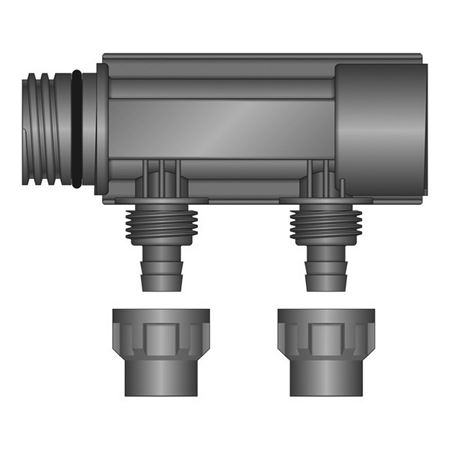 Picture of C++ 22002 2 PORT EASY FIT TEE HEATLINK