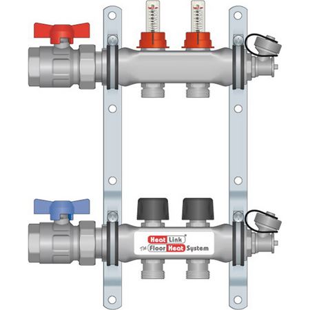 Picture of 76102 2 LOOP SS MANIFOLD W/FLOW METER