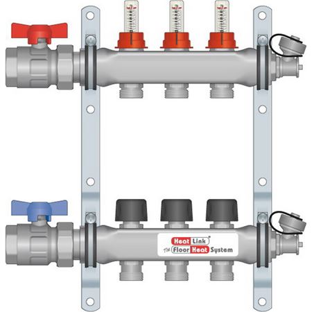 Picture of 76103 3 LOOP SS MANIFOLD W/FLOW METER