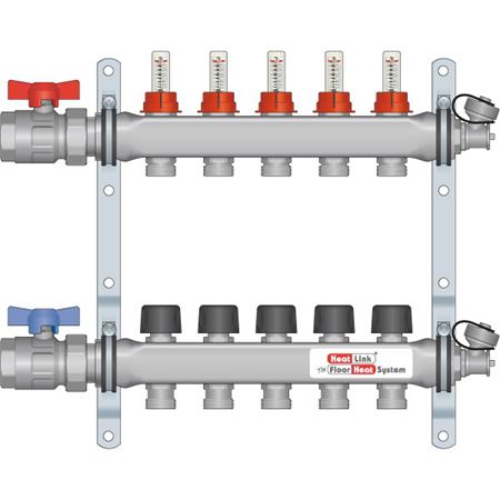 Picture of 76105 5 LOOP SS MANIFOLD W/FLOW METER