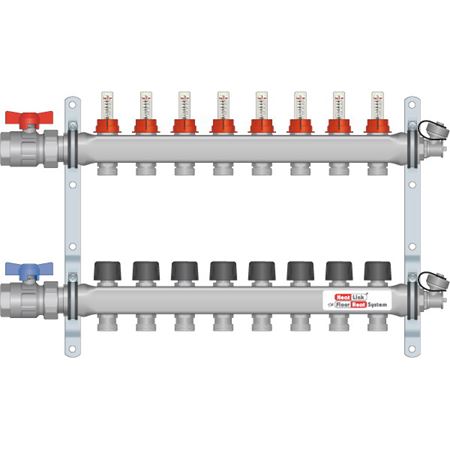 Picture of 76108 8 LOOP SS MANIFOLD W/FLOW METER