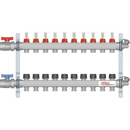 Picture of 76110 10 LOOP SS MANIFOLD W/FLOW METER