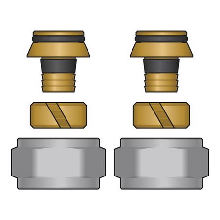 Picture of 77105 1/2" CONNECTOR SS MANIFOLD (PAIR)